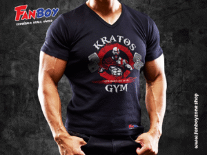 Playera Kratos Gym inspirada en God of War para entrenar