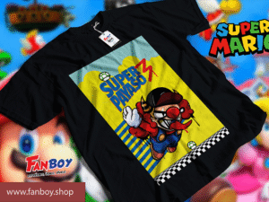Playera Mario Payaso 3 estilo alternativo en algodón premium.